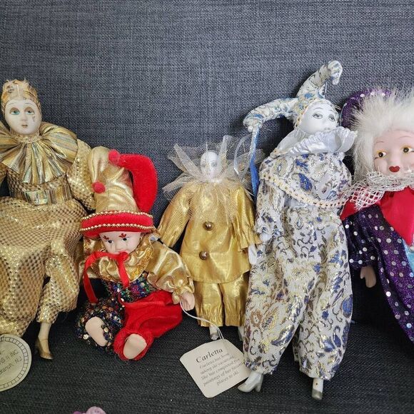 9 various size porcelain dolls - Picture 6 of 9